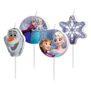 velas com palito frozen