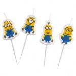4 Mini-Velas Minions