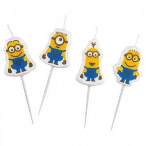 4 Mini-Velas Minions