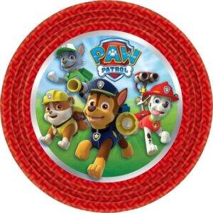 Pratos 23cm Patrulha Pata / Paw Patrol - 8 unidades
