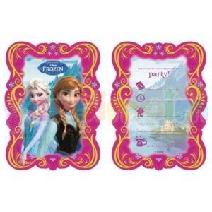 Convites Frozen - 6 unidades