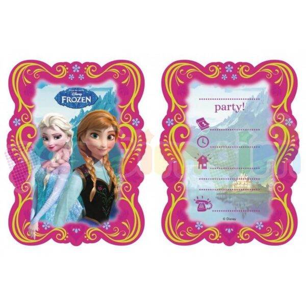 Convites Frozen - 6 unidades