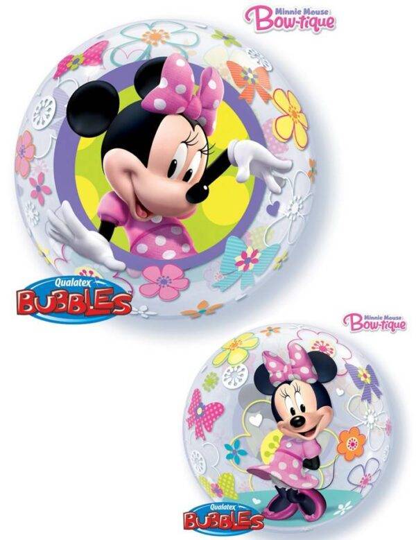 Bubble Minnie Mouse bowtique de 22''