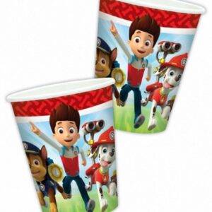 Copos Patrulha Pata / Paw Patrol - 8 unidades