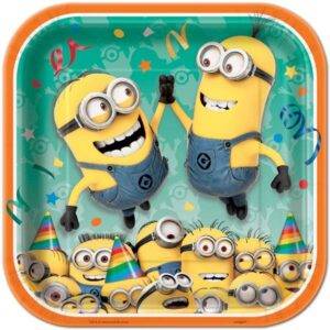 Pratos em cartão 23 cm Gru O Maldisposto - Minions