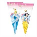 Sacos cone para gomas/brindes - Princesas