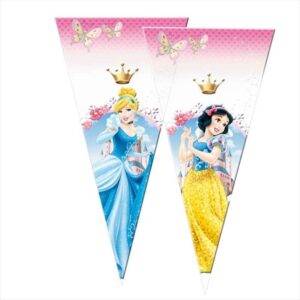 Sacos cone para gomas/brindes - Princesas