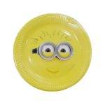 Pratos Redondos 22cm Minions