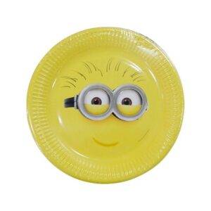 Pratos Redondos 22cm Minions