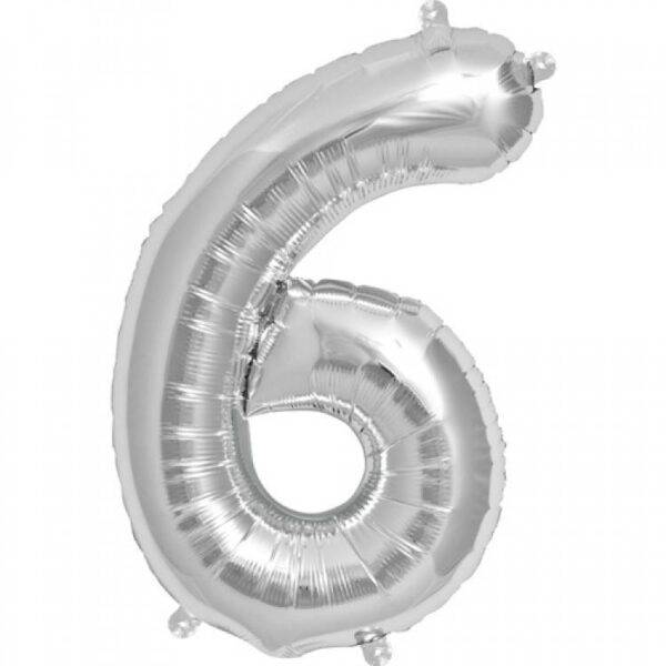 Balão de Foil 34" - " Numero 6 "