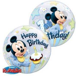 Bubble Mickey 1º Aniversário - 22''