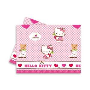 1 Toalha Mesa Hello Kitty Hearts