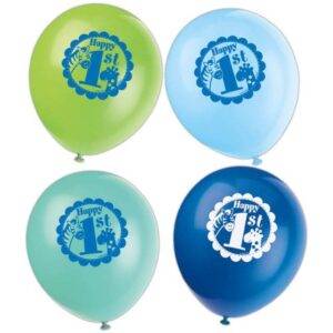 8 - Balões Latex 12" - Primeiro Aniversário