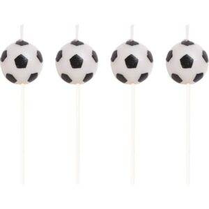 4 Velas Palito Futebol