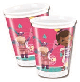 8 Copos " Doutoura Brinquedos " 200ml