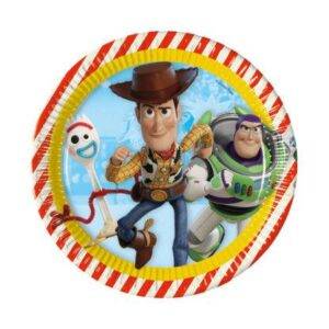 8 Pratos " Toy Story " 23cm