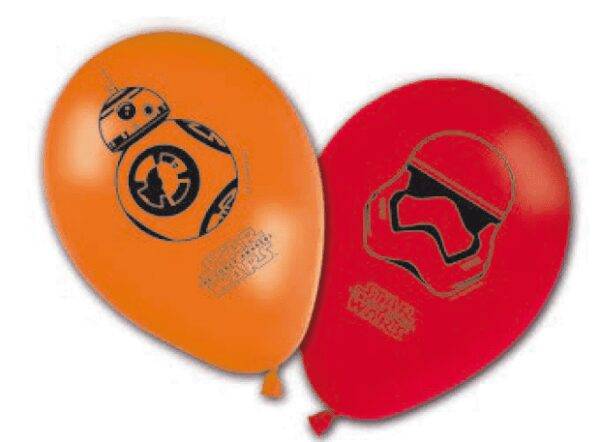 8 Balões Latex " Star Wars "