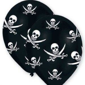 6 Balões latex - Piratas