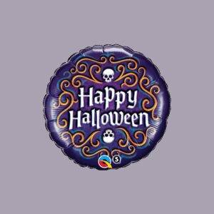 Balão de Foil 18" - " Happy Halloween "