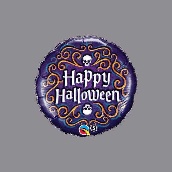 Balão de Foil 18" - " Happy Halloween "