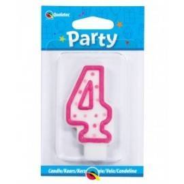 Vela de Aniversário Qualatex nº 4