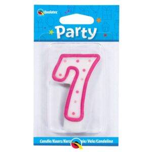 Vela de Aniversário Qualatex nº 7