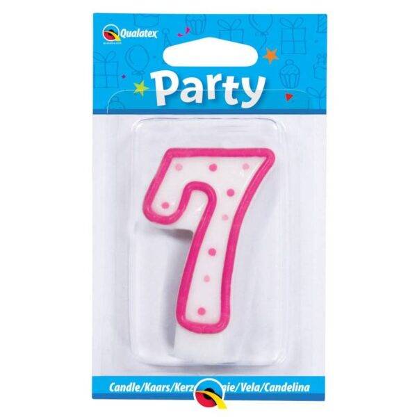 Vela de Aniversário Qualatex nº 7