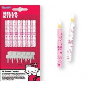 Velas de Aniversário Hello Kitty