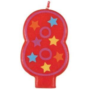 Vela de aniversário decorativa nº 8