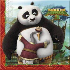 Guardanapos " Kung fu Panda 3 "