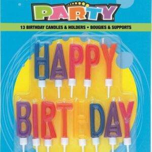 Happy Birthday Velas de aniversário
