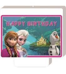 Vela Decorativa Frozen