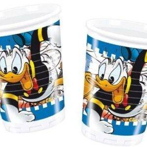 Copos de plástico Donald Mania