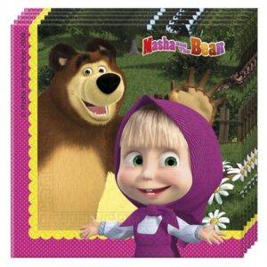 Guardanapos " Masha e o Urso "