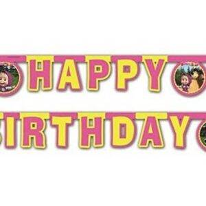 Grinalda Happy Birthday " Masha e o Urso ".