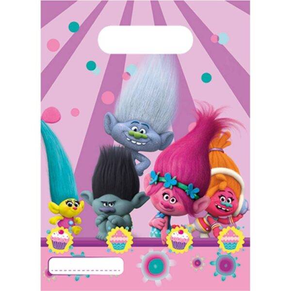 Sacos de lembranças " Trolls ".