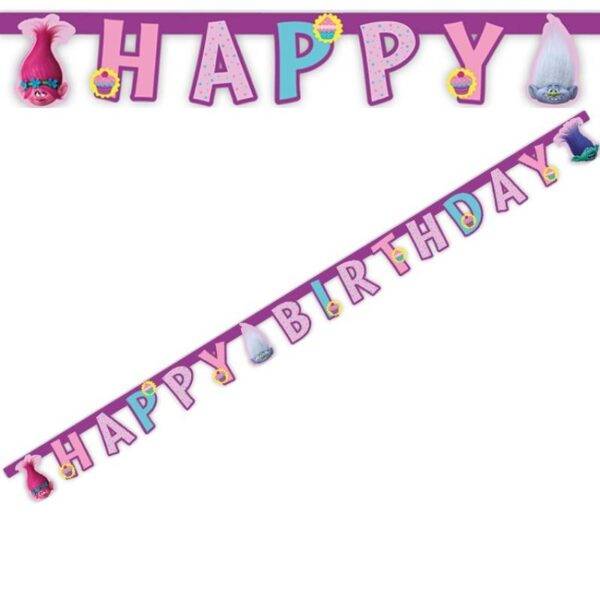 Grinalda Happy Birthday " Trolls ".