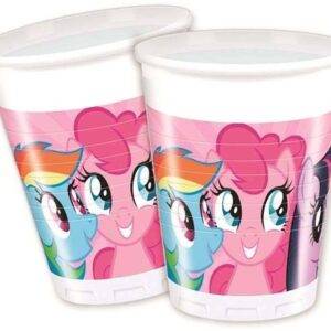 Copos de plástico " Rainbow Pony "