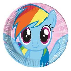 Pratos de cartão " Rainbow Pony "
