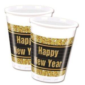 Copos Descartáveis " Happy New Year "