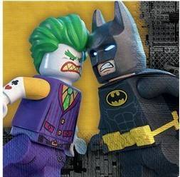 Guardanapos para aniversário do tema " Lego Batman "