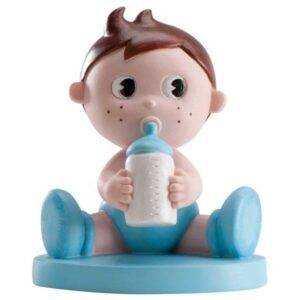 Figura Pastel " Baptizado menino com biberon "