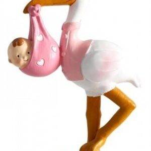 Figura Pastel " Cegonha com Menina "