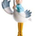 Figura Pastel " Cegonha com Menino "