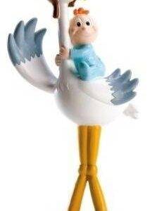 Figura Pastel " Cegonha com Menino "