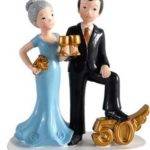 Figura Pastel " 50º Aniversário Casamento "