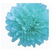 Pompons decorativos em papel de seda
