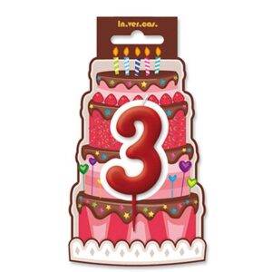 Vela aniversário Vermelha nº 0