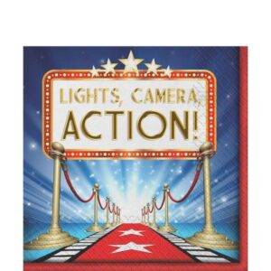 Guardanapos de Papel Hollywood Lights