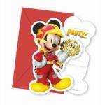 Convites de aniversário do tema " Mickey Racers "